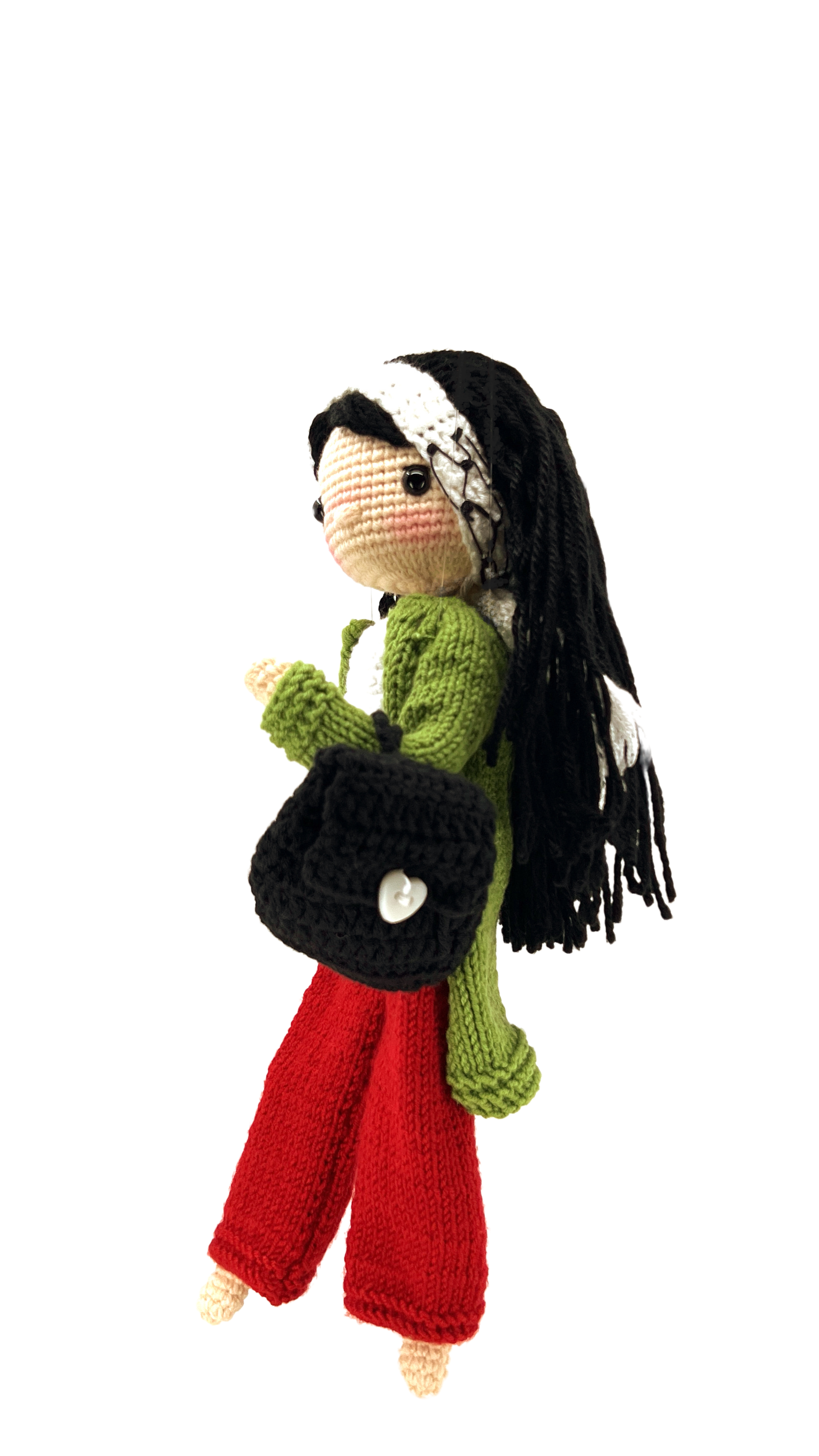 Beirut by The United Humans, Interactive handmade crochet doll