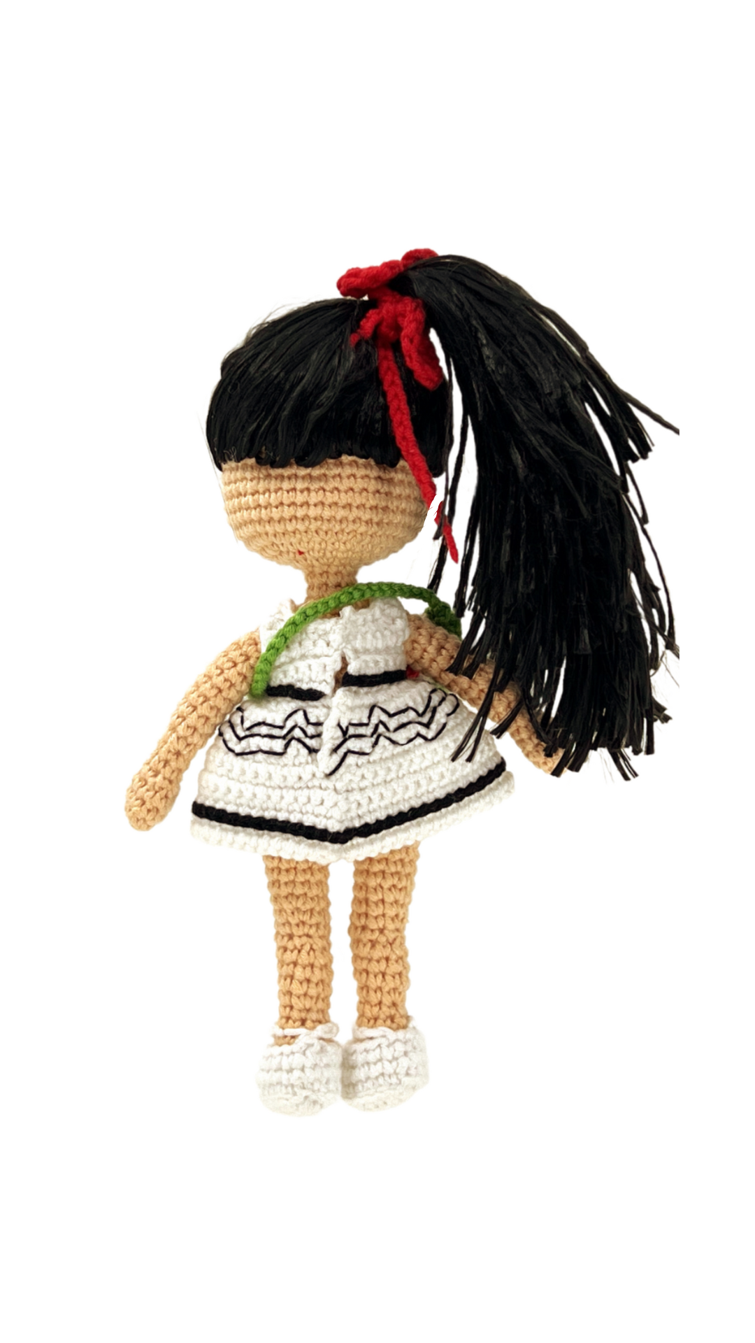 Rafah by The United Humans, Interactive handmade crochet doll